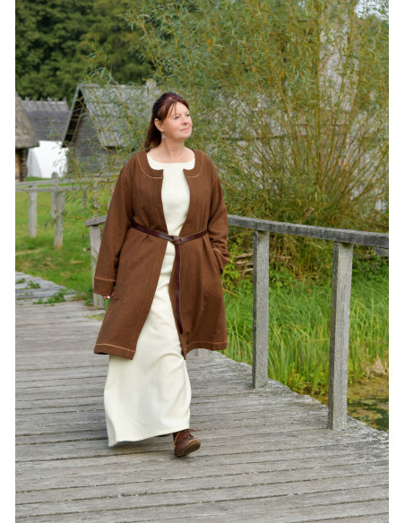 Authentic Brown Wool Viking Cloak