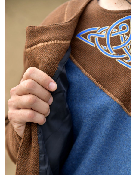 Authentic Brown Wool Viking Cloak