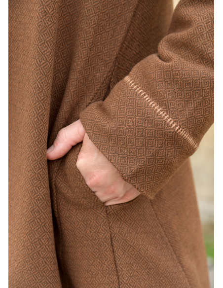 Authentic Brown Wool Viking Cloak