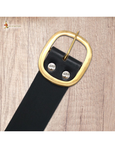 Tahalì Leather Sword Belt, Black