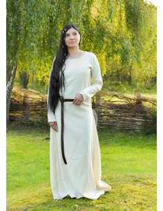 Basic Celeste Viking Dress, Wool, Natural Color