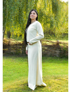 Basic Celeste Viking Dress, Wool, Natural Color 2