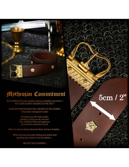 Burgundian Medieval Belt for Ladies,...