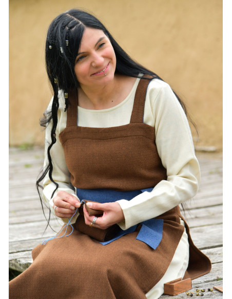 Annik Brown Diamond Twill Wool Viking...