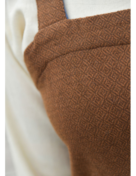 Annik Brown Diamond Twill Wool Viking...