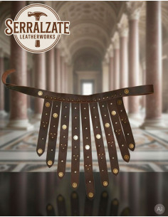 Roman Legionary Leather Belt, Dark Brown 2