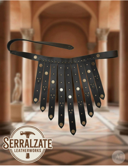 Roman Legionary Belt in Black Leather