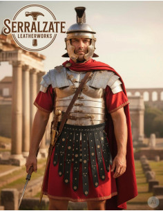 Roman Legionary Belt in Black Leather 2