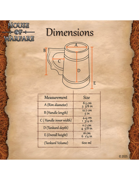 Pirate Style Steel-Wood Mug, Light...