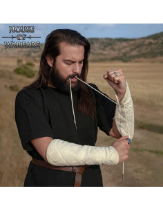 Medieval Padded Arm Bracers 2 Layers Multifiber