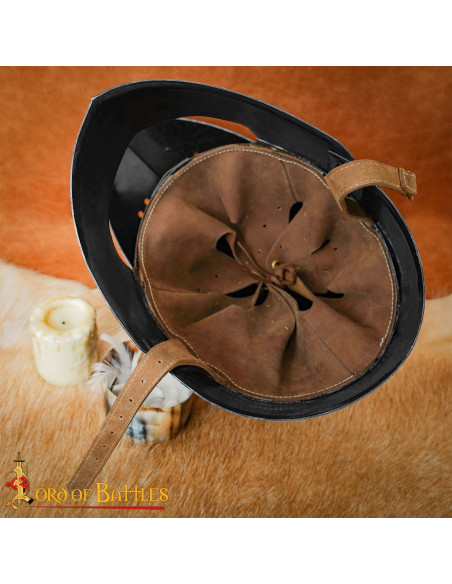 Medieval Bascinet with Visor Knight...