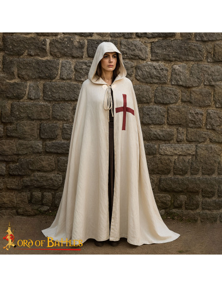 13th Century Teutonic Crusader Cape,...