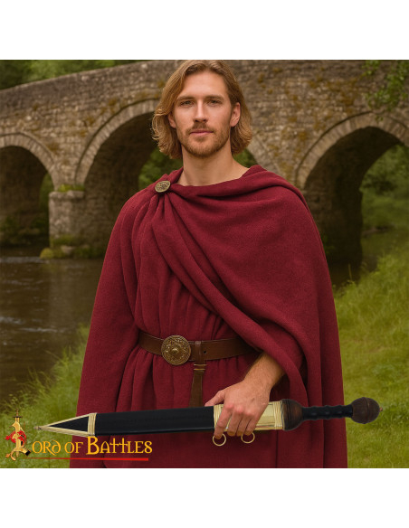 Decorative Roman Gladius with Brass...