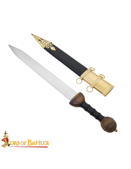 Decorative Roman Gladius with Brass...