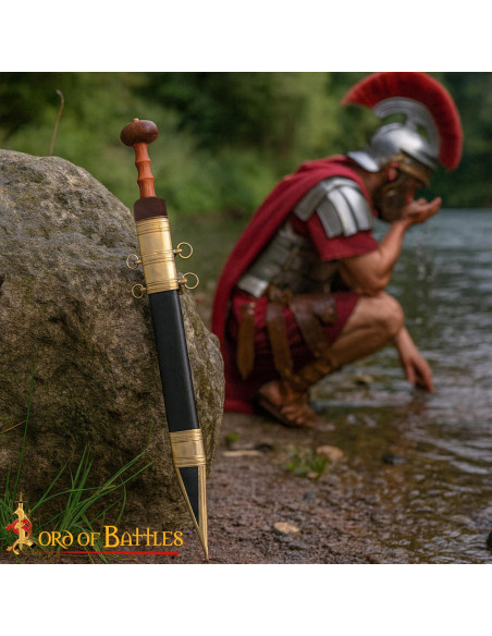 Hand-Forged Decorative Roman Gladius...
