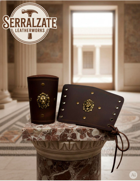 Roman Legionary Lion Bracelets, Brown