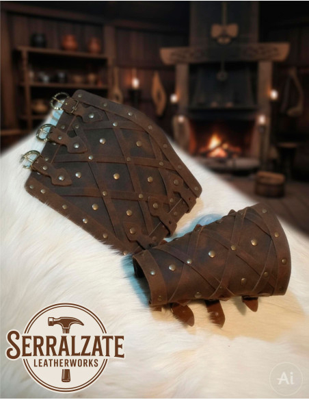 Viking Bracelets Genuine Leather...