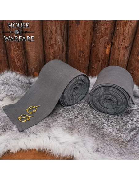 Medieval Winingas in Grey Cotton with...