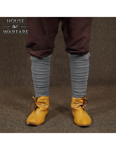 Medieval Winingas in Grey Cotton with...