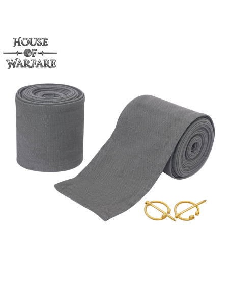 Medieval Winingas in Grey Cotton with...