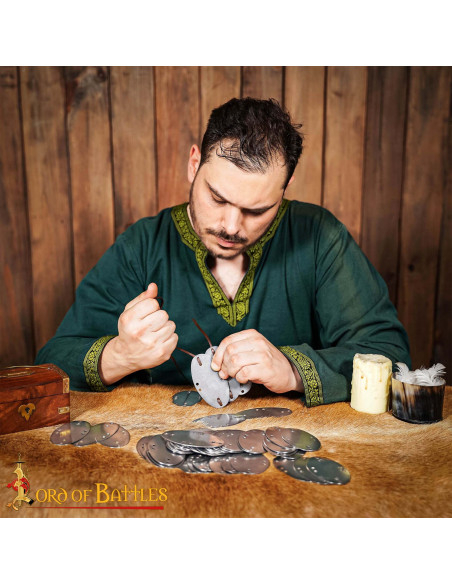 Set of 25 Laminar Steel Plates for Armor