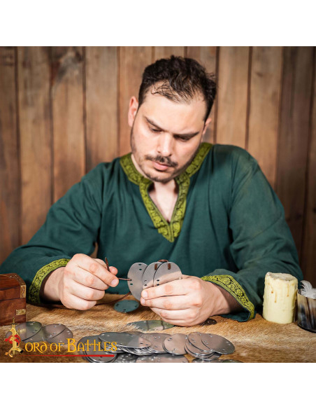 Set of 25 Laminar Steel Plates for Armor