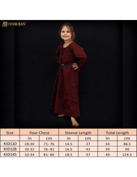 Medieval Dress for Girls - Maiden...