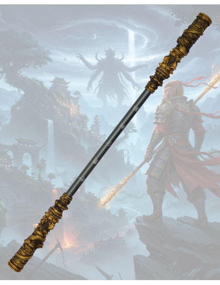 Ornamental Staff of Sun Wukong, Black...