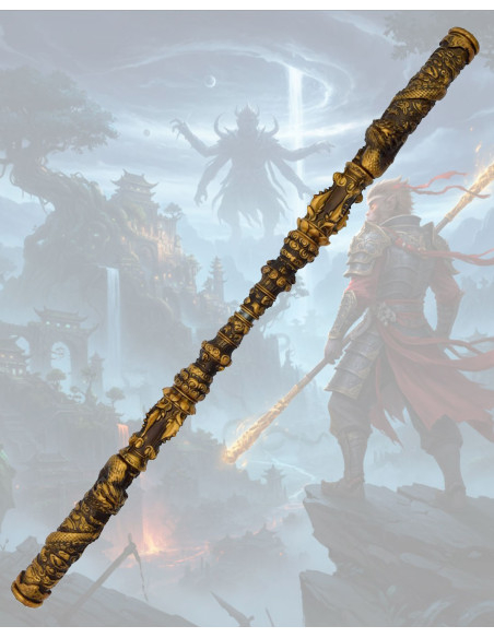 Ornamental Staff of Sun Wukong, Black...