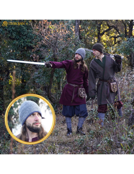 Norse Medieval Wool Hat Naalbinding...