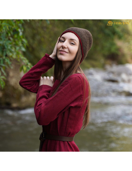 Medieval Nordic Wool Hat Naalbinding...