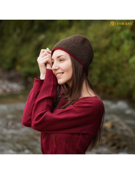 Medieval Nordic Wool Hat Naalbinding...
