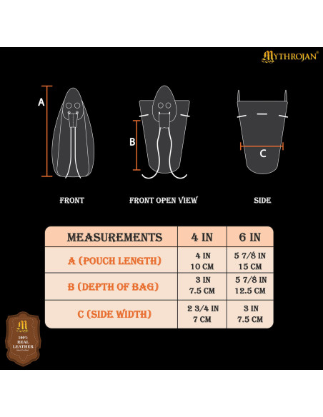 Beige Suede Pouch with Drawstring