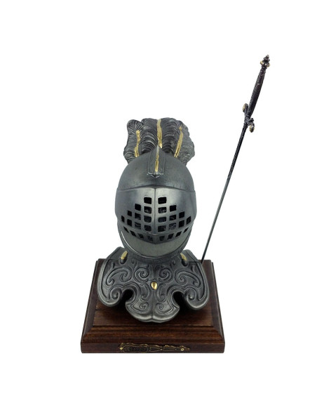 Medieval head pencil holder