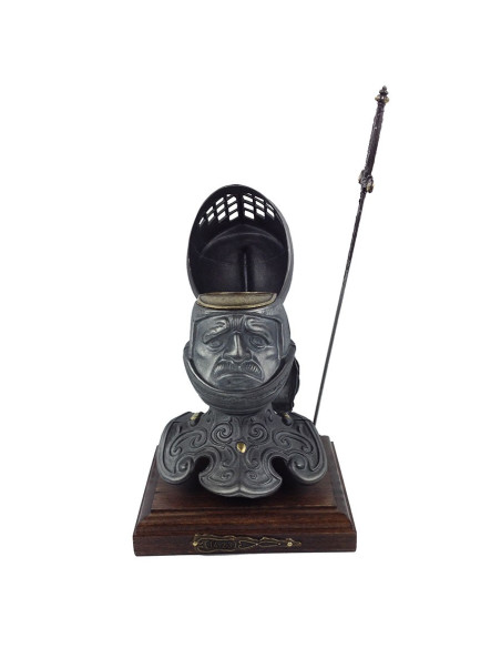 Medieval head pencil holder