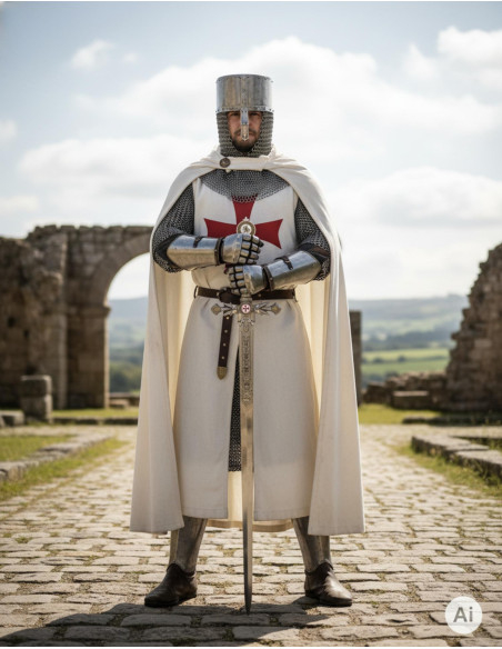 Decorated templar sword