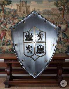 Castilla y León medieval shield
