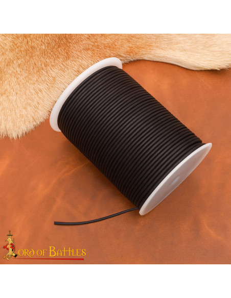 Genuine Leather Black Cord Spool, 100...