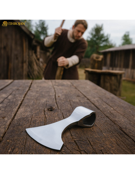 Francisca Steel Axe Head, 5th-8th...