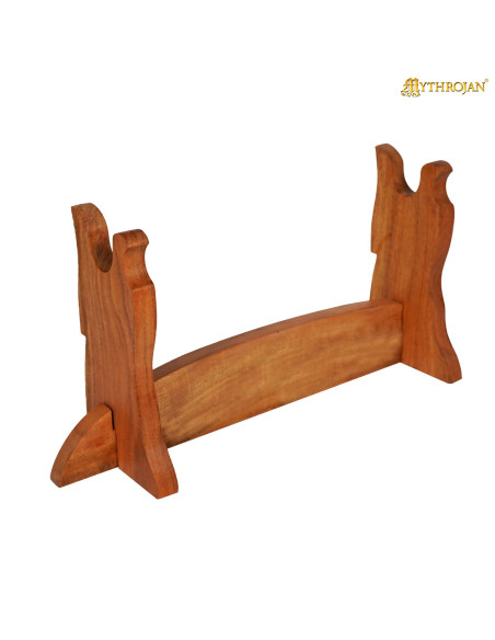 Desktop Sword Stand in Solid Acacia...