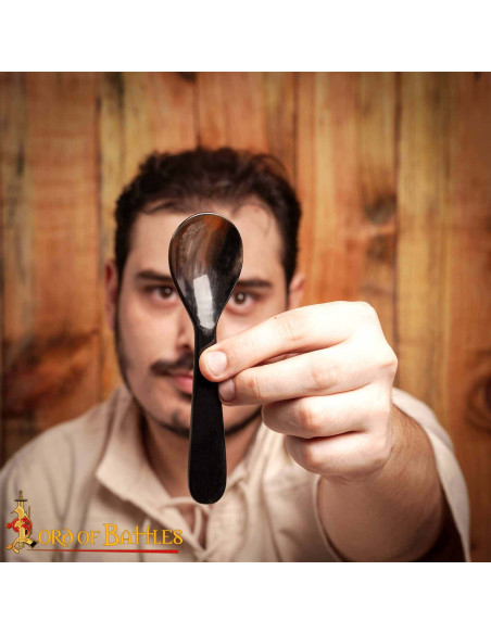 Medieval Spoon in Natural Horn