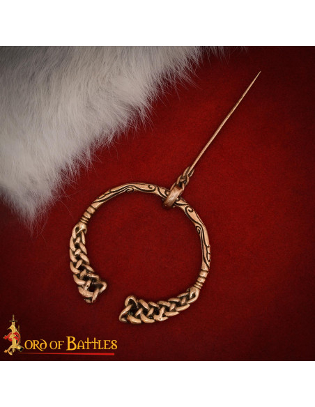 Intertwined Viking Medieval Brooch in...
