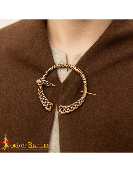 Intertwined Viking Medieval Brooch in...