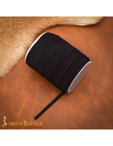 50 Meter Roll of Black Leather Lace...