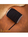 50 Meter Roll of Black Leather Lace (5 mm)