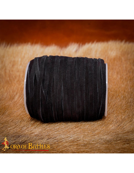 50 Meter Roll of Black Leather Lace...