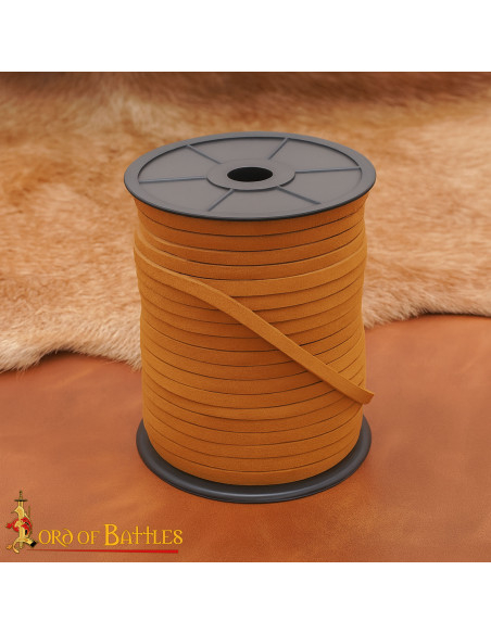 50 Meter Roll of Yellow Leather Cord...