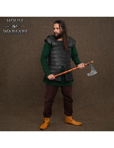 Viking Lamellar Armor in Black...
