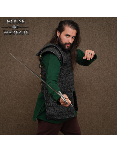 Viking Lamellar Armor in Black...