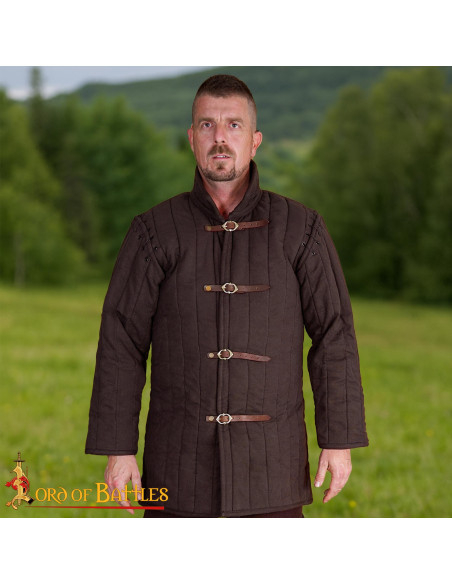 Brown Triple Layer Medieval Gambeson...